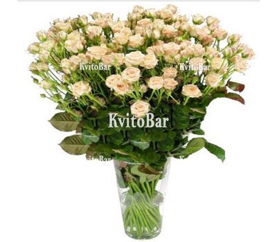 Букет із 25 кущових троянд