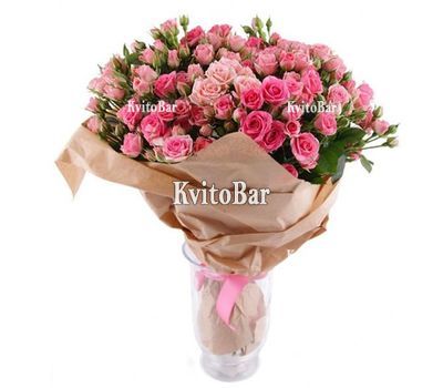 Букет із 35 кущових троянд