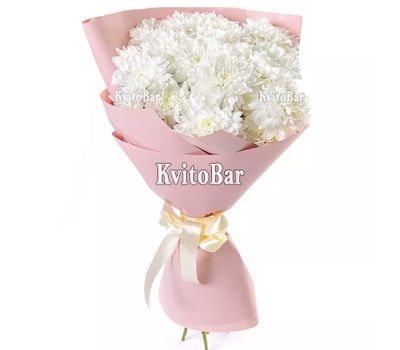 Букет із 5 хризантем