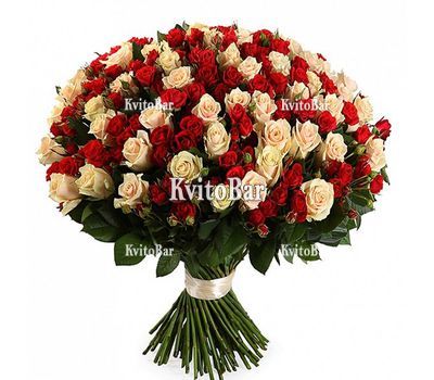 Bouquet of 55 spray roses