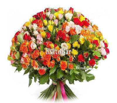 Bouquet of 99 spray roses