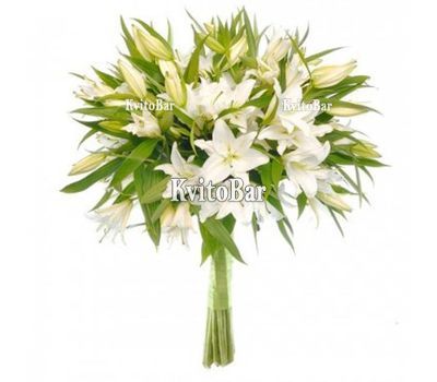 Букет із 15 лілій