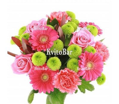 Яскравий букет квітів