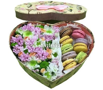 Квіти з макарунами