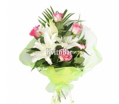 Лілії і троянди