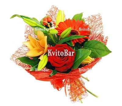 Маленький букет квітів