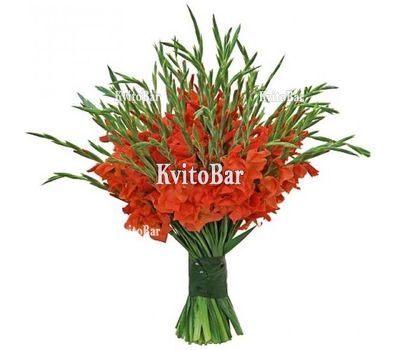 Великий букет гладіолусів