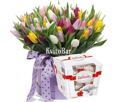 Коробка із 101 тюльпана