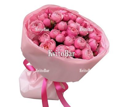 25 кустовых роз Silva Pink