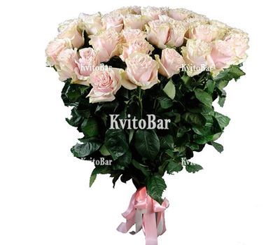 31 троянда Пінк Мондіаль