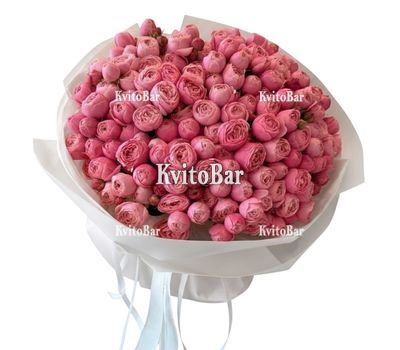 45 кустовых роз Silva Pink