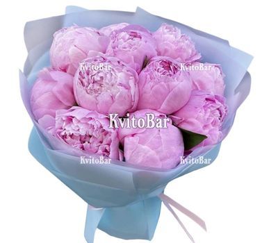 Букет із 11 півоній