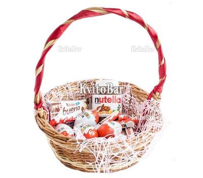 Кошик з шоколадом кіндер
