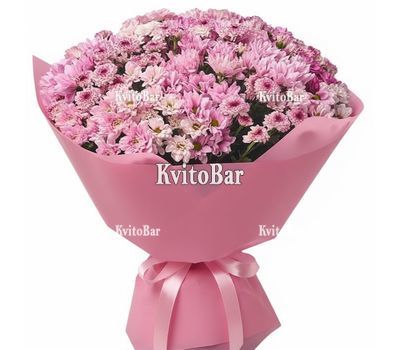 Шикарний букет хризантем