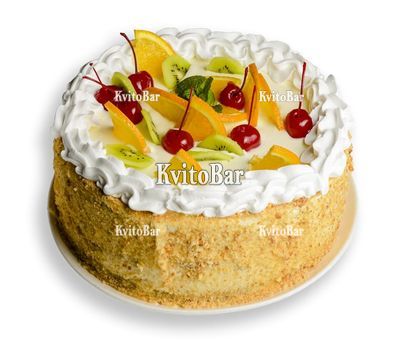 Торт фруктовий